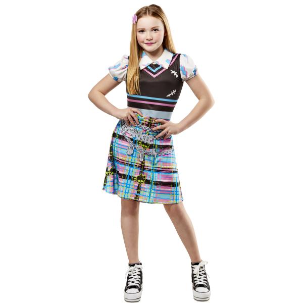 MONSTER HIGH Frankie Stein dětský kostým velikost S(122-128cm) (obrázek 3)