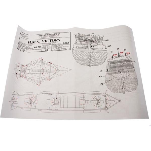 Mantua Model HMS Victory 1:200 kit (obrázek 9)