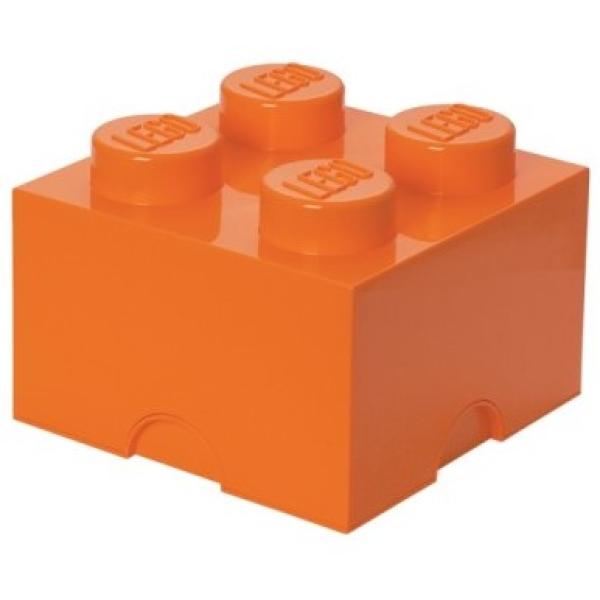 LEGO® úložný box 4 - oranžová 250 x 250 x 180 mm