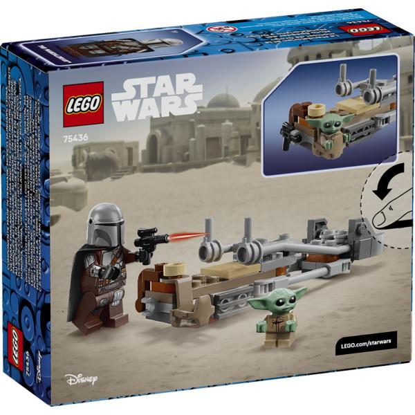 LEGO® Star Wars™ 75436 Mandalorian, Grogu a spídr motorka (obrázek 9)