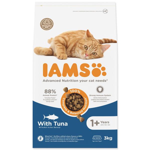 Krmivo IAMS Cat Adult tuňák 3kg