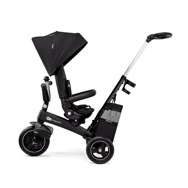 KINDERKRAFT SELECT Tříkolka Easytwist Black, Premium (obrázek 3)
