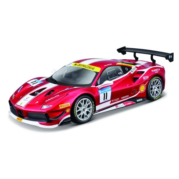 Ferrari 488 Challenge 1:24 Bburago Kit 18-26586 Modello Di Installazione Del Veicolo-image