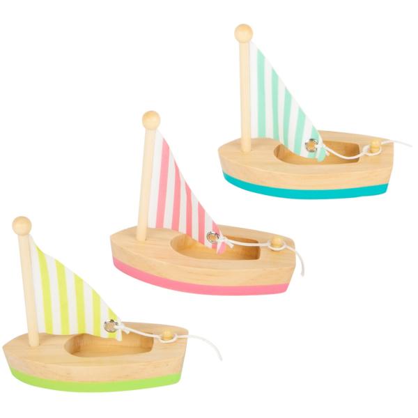 Small Foot Vodní hračka plachetnice 3 ks