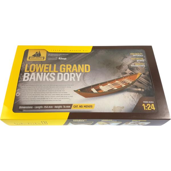 Model Shipways Lowell Grand Banks Dory 1:24 kit (obrázek 3)
