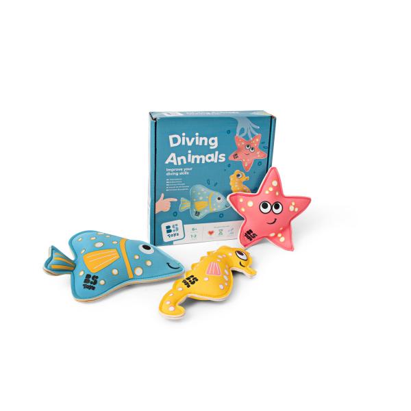 BS Toys Morské zvieratá pre malých potápačov - hra do vody - 3 ks