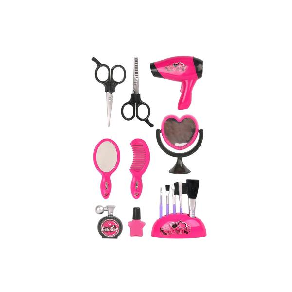 Set cosmetico con phon 14cm