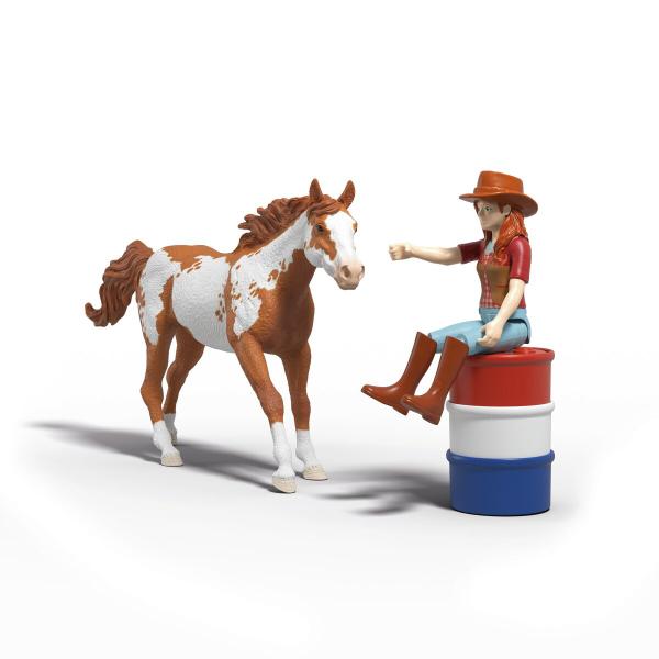 Schleich Hannah s koněm a překážkami - westernové dobrodružství (obrázek 4)