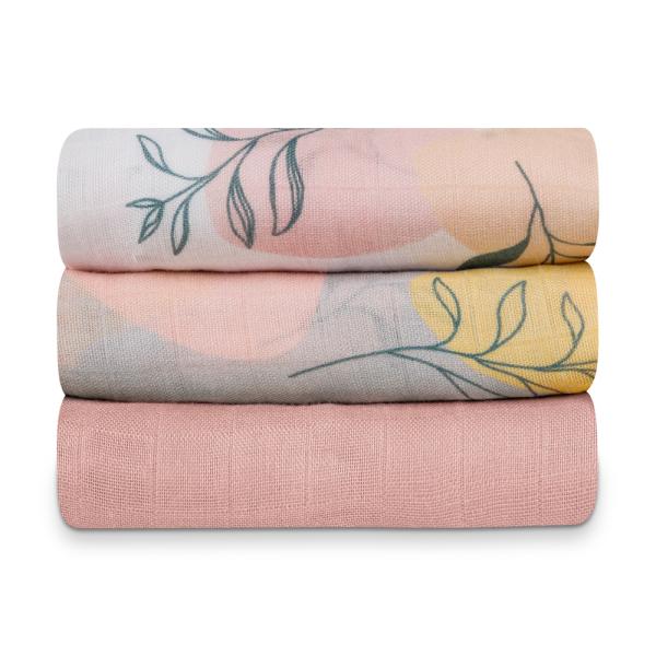 LIONELO Bambusové pleny Bamboo Set Leaf, 3 ks (obrázek 6)