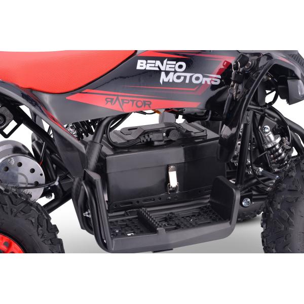 Elektrická čtyřkolka pro děti Beneo Motors Raptor červená - 800W (obrázek 5)