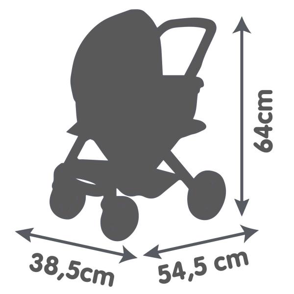 Kombinovaný kočárek Maxi Cosi pro panenky béžový (obrázek 4)