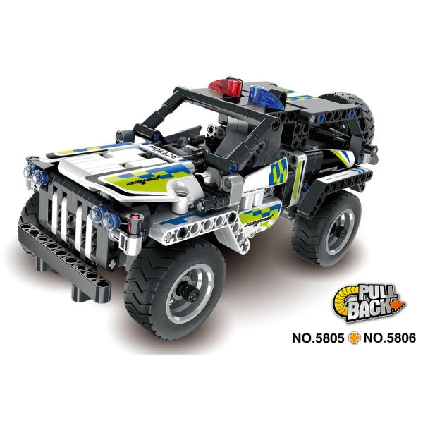 Stavebnice Policie Motorka 193 ks