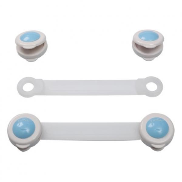 Zámok univerzálny pre zásuvky a chladničky, biely