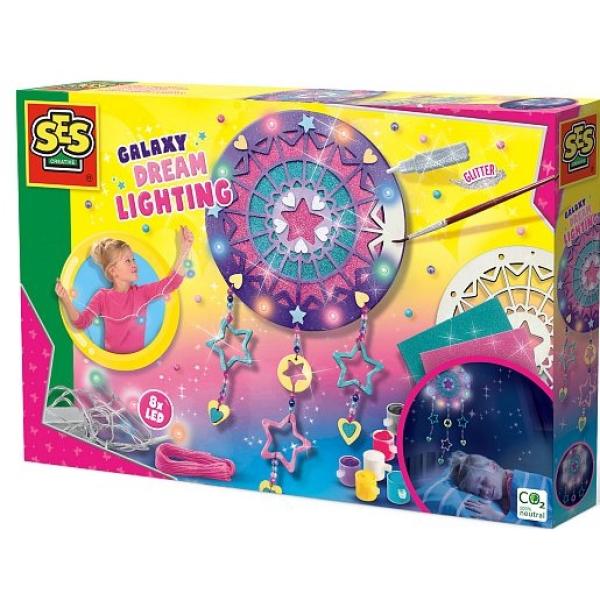 GALAXY - výroba svítícího lapače snů