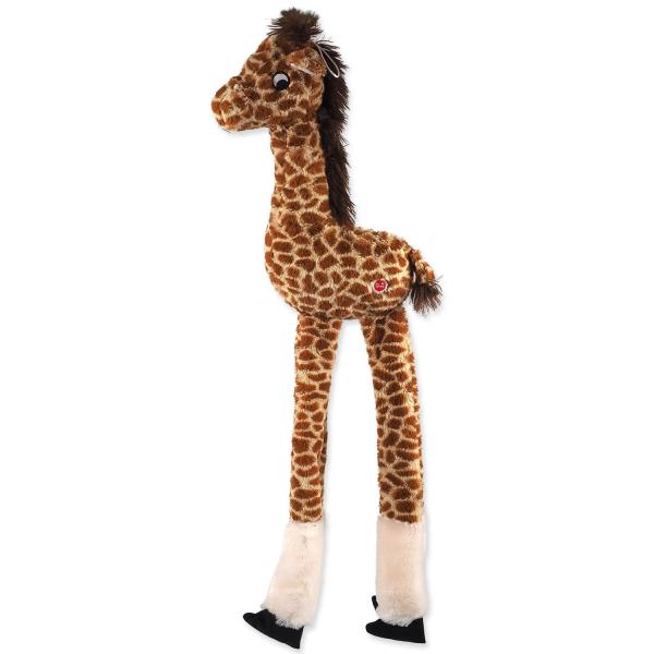 Hračka Dog Fantasy Jumbo žirafa pískacia a šuštiaci 87cm