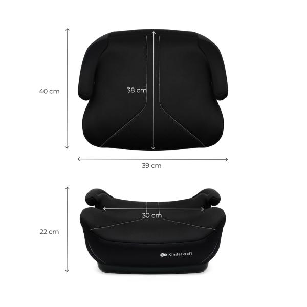 KINDERKRAFT Podsedák I-Boost 2 (125–150 cm) Black (obrázek 4)