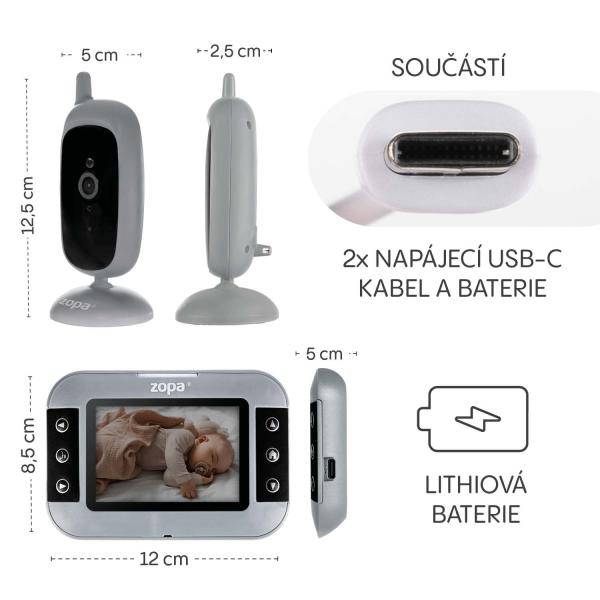 Digitální videomonitor Static, Grey (obrázek 8)