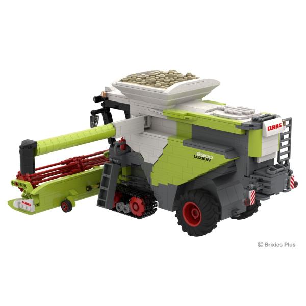 BRIXIES Plus 222.734 CLAAS LEXION 8900 TERRA TRAC - kombajn s přívěsem, 1498 k (obrázek 6)