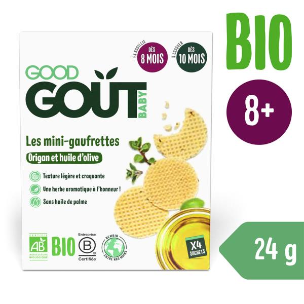 Good Gout BIO Wafle s oreganem a olivovým olejem (24 g)