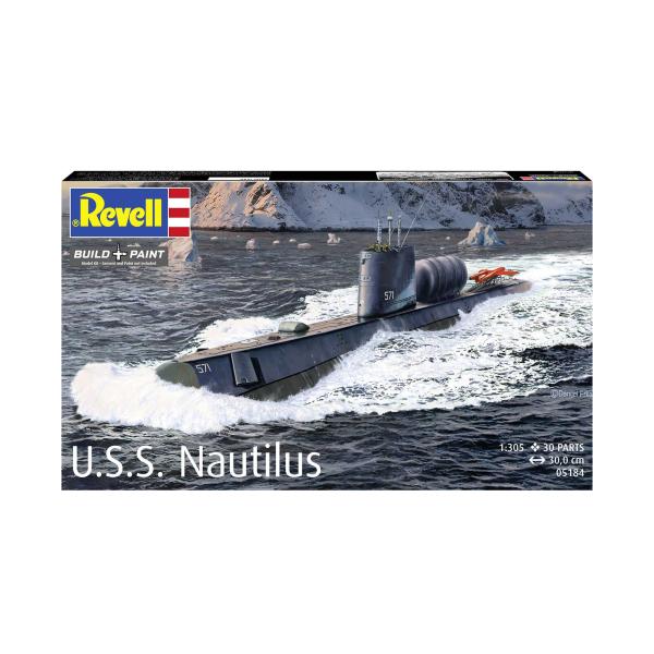 Plastic ModelKit ponorka 05184 - U.S.S. Nautilus (1:305) (obrázek 5)