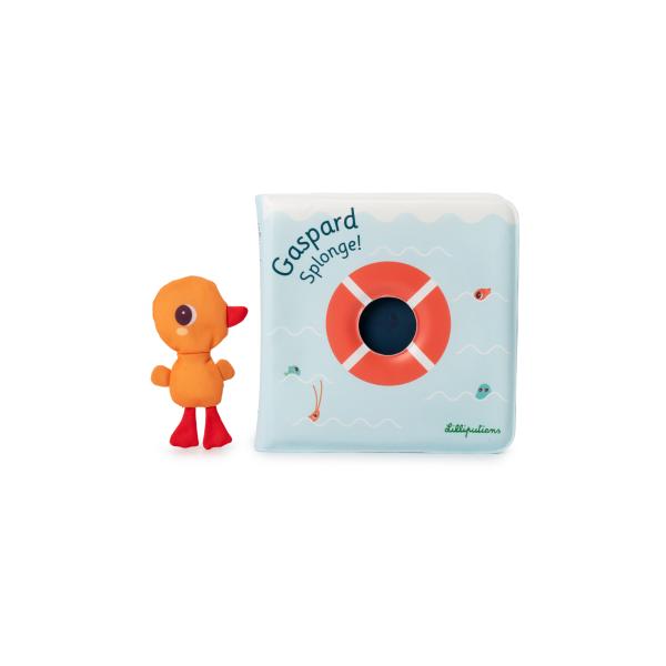 Lilliputiens - kouzelná knížka do vany - kachnička Gaspard (obrázek 3)