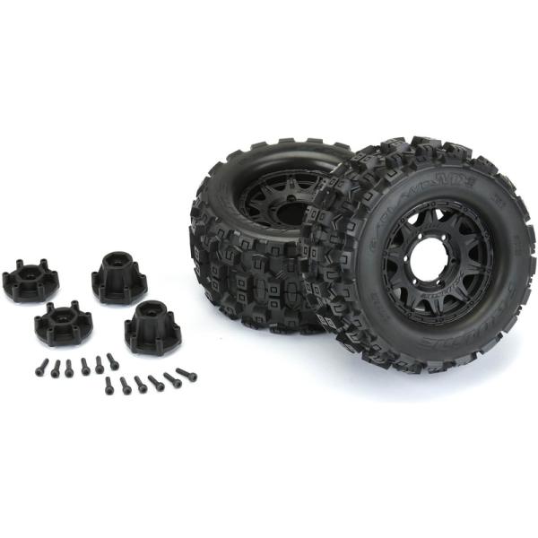 Pro-Line kolo 2.8", pneu Badlands MX28, disk Raid H12 černý (2) (obrázek 3)