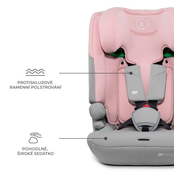KINDERKRAFT Autosedačka I-Comfy i-Size (76 do 150 cm) Růžová (obrázek 6)
