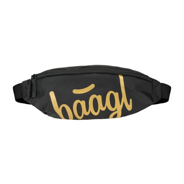 Baagl Marsupio Per Bambini – Marsupio Per Ragazzi Ragazze Adolescenti – Elegante Borsa A Tracolla In Materiale Robusto Con Cerniera A 2 Vie, Gold, 38 X 14 X 9 Cm, Fashion-image