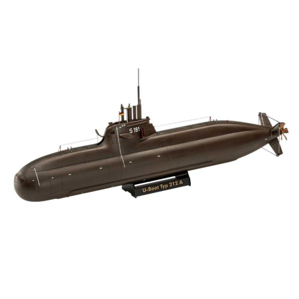 Plastic ModelKit ponorky 05186 - 70 Years Bundeswehr:Wilhelm Bauer,Type 206A,Class2 (1:144 (obrázek 6)