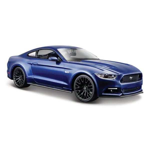 Maisto - 2015 Ford Mustang GT, metal modrý, 1:24