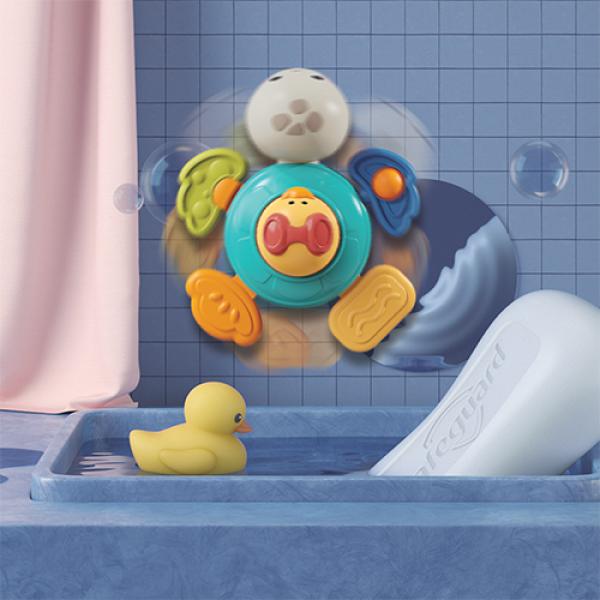 BABYONO Hračka senzorická s přísavkou želva Turtle 6m+ (obrázek 8)