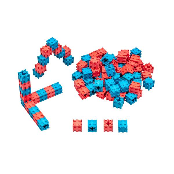 Wissner Kostky červené a modré 100 ks