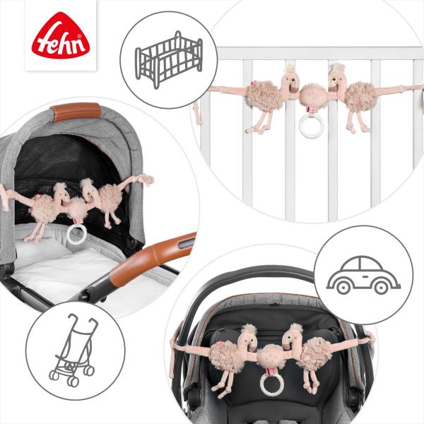 Řetěz na kočárek plameňák, Pink (obrázek 5)