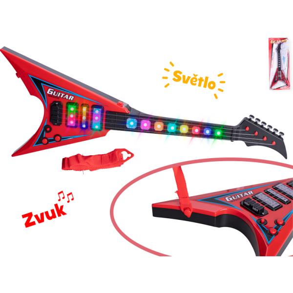 Kytara 58 cm na baterie se světlem a zvukem