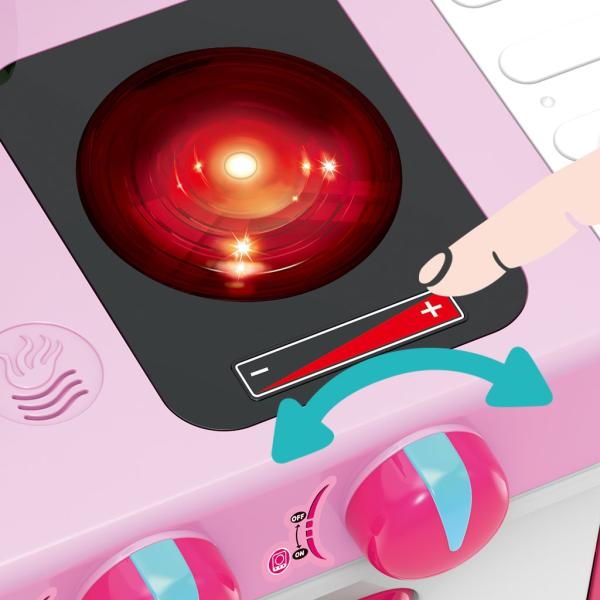 Dětská kuchyňka Baby Mix malý šéfkuchař růžová (obrázek 4)