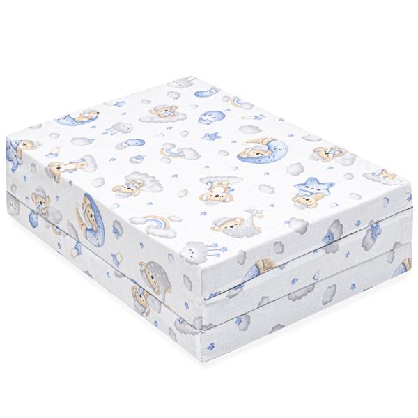 Skládací matrace do postýlky New Baby STANDARD 120x60x5 cm koala modrá (obrázek 3)