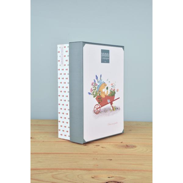 Doudou Dárková sada Plyšový muchláček kravička Aneth 27 cm (obrázek 4)