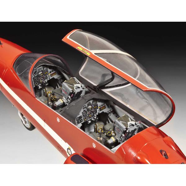 Plastic ModelKit letadlo 04284 - BAe Hawk "Red Arrows" (1:32) (obrázek 3)