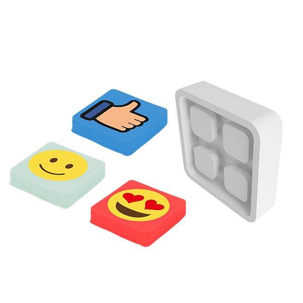 PIXIE CREW odznak s reflexním prvkem - Emoji