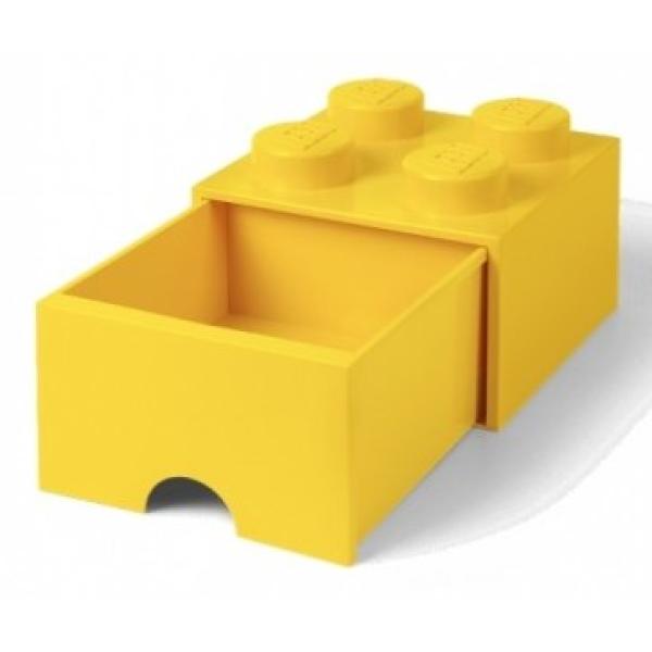 LEGO® úložný box 4 - se zásuvkou žlutá 250 x 250 x 180 mm (obrázek 3)