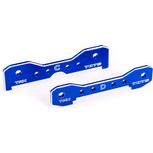 Traxxas spojka ramien zadná hliníková modro eloxovaná (pre Sledge)