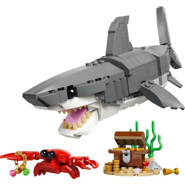 LEGO® Creator 3 v 1 31381 Divoký žralok a truhla s pokladem