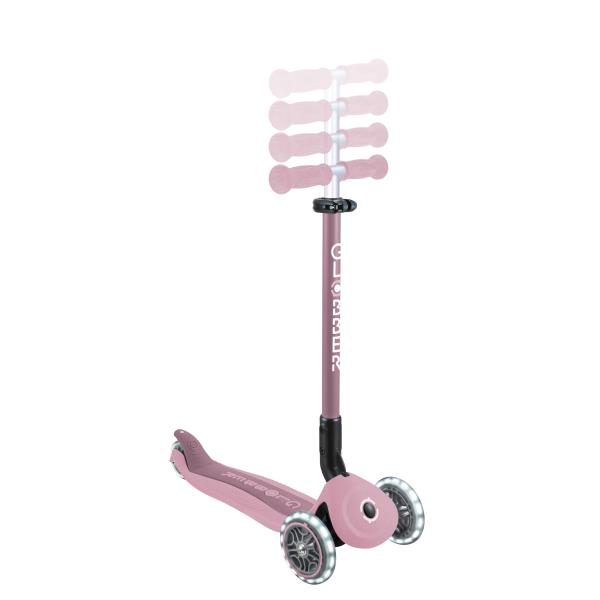 Globber Dětská koloběžka Go up active lights ecologic Berry (obrázek 7)