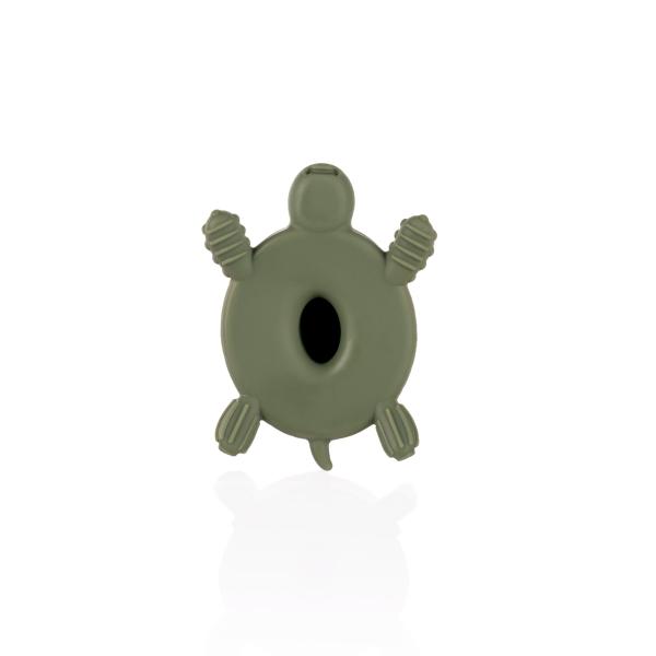 Silikonové dřevěné kousátko Turtle, Forest Green (obrázek 7)