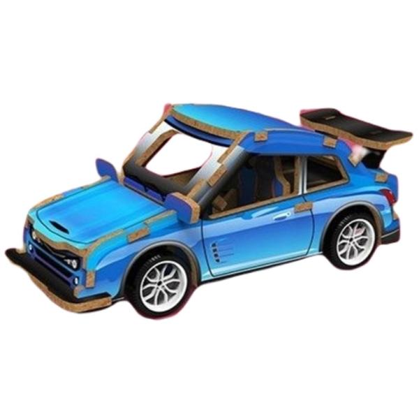 3D puzzle dřevěné - Závodní auto 13 cm