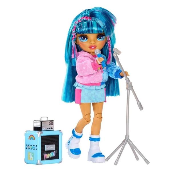 Rainbow High Junior Fashion panenka v rockové kapele - Skyler