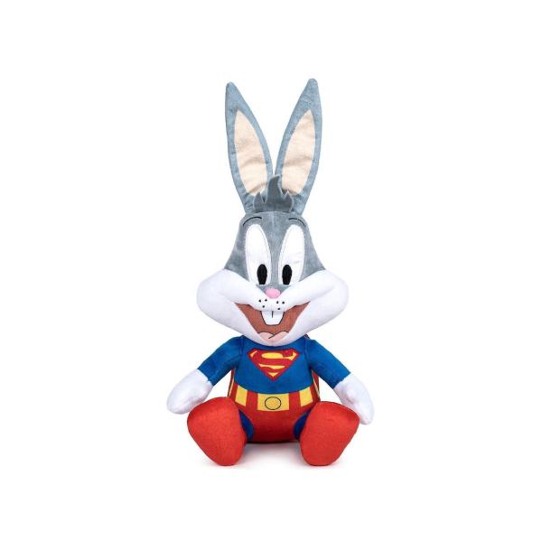 LOONEY TUNES Bugs Bunny plyšová hračka Superman 25cm