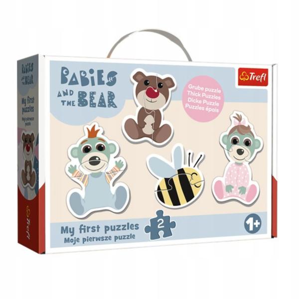 Trefl Moje prvé puzzle Priateľské bábätká