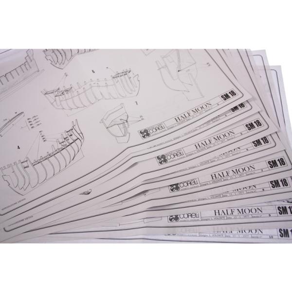 COREL Half Moon 1609 1:50 kit (obrázek 11)