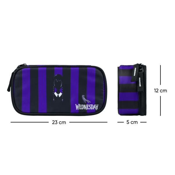 BAAGL Školní penál etui Wednesday (obrázek 4)